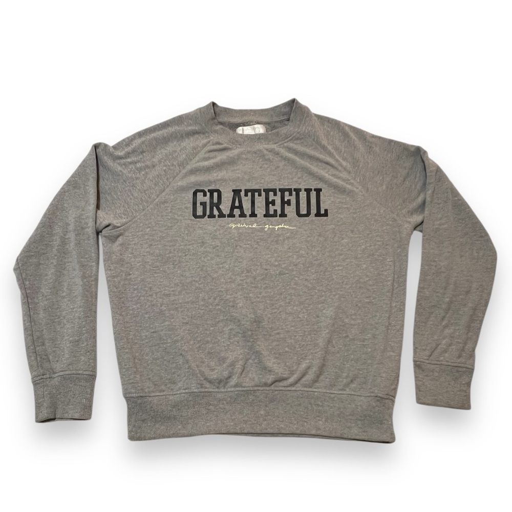 Grateful Graphic Sweatshirt - Gray
